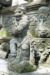 Sculpture pierre, Monkey Forest Ubud
